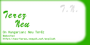 terez neu business card